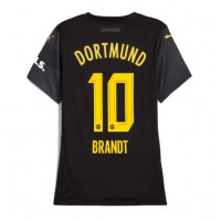 Billiga Borussia Dortmund Julian Brandt #10 Borta fotbollskläder Dam 2024-25 Kortärmad